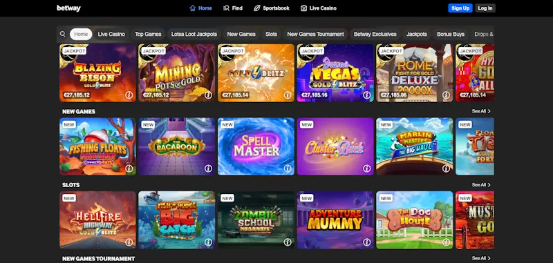 betway casino Screenshotr
