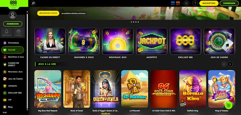 888 Casino screenshot