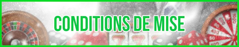 Condition de Mise banner