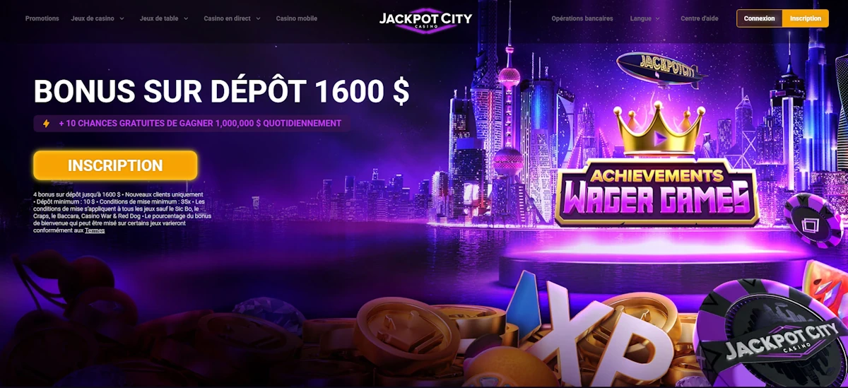 Jackpot City Casino Screenshot