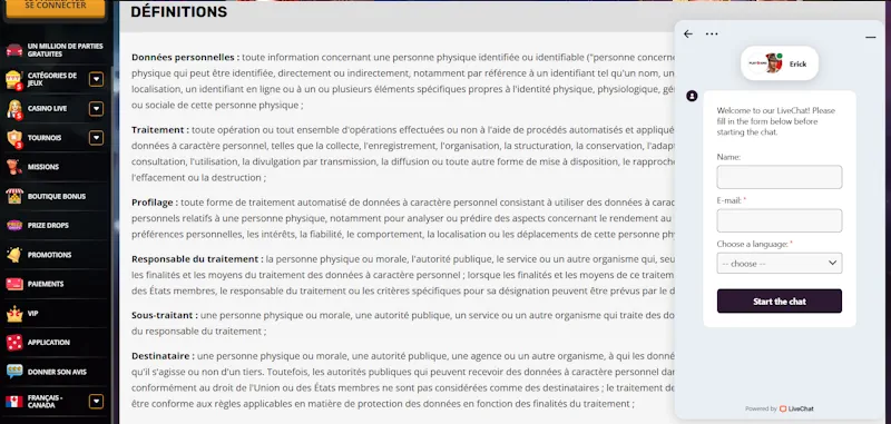 Playamo service screenshot