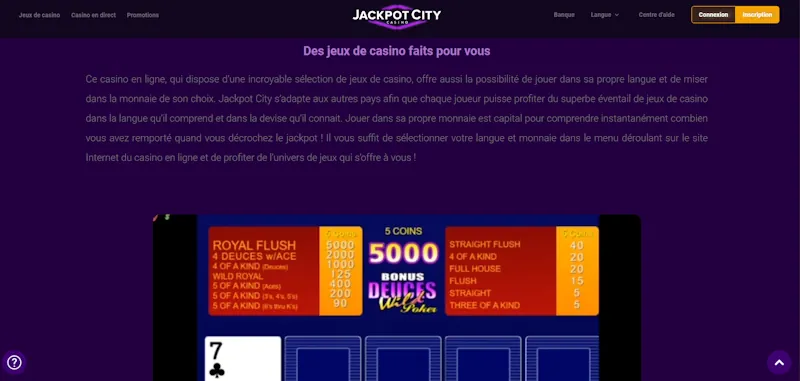 Offre de jeux screenshot