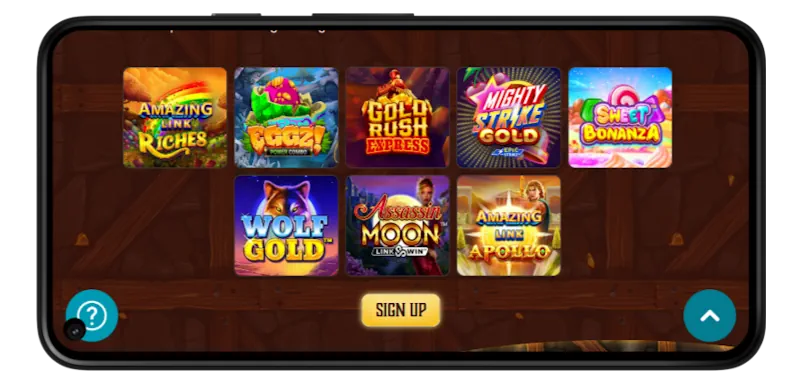  le casino Lucky Nugget mobile screenshot