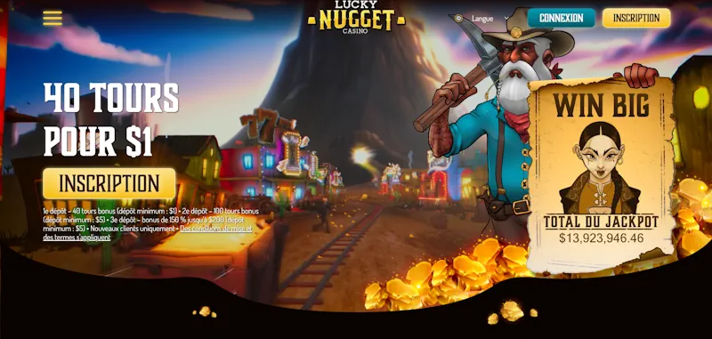 Lucky Nugget Casino screenshot