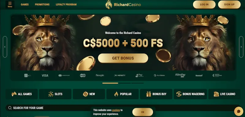 RichardCasino Casino screenshot