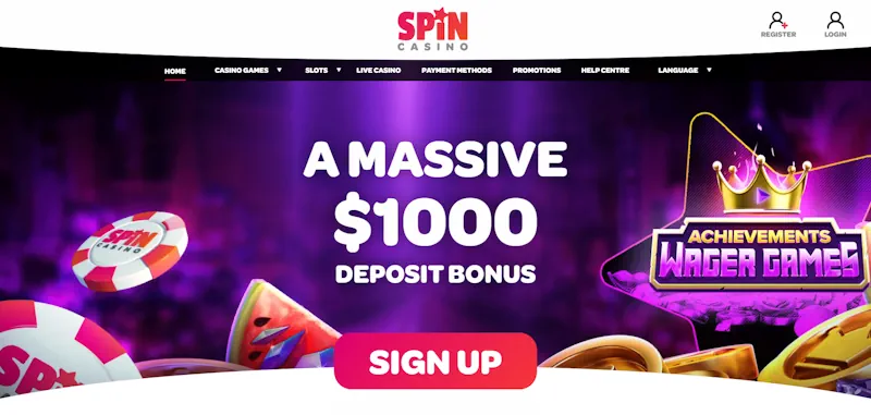 Spin Casino screenshot