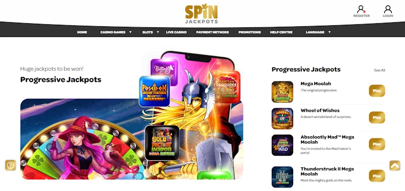 Spin Casino screenshot