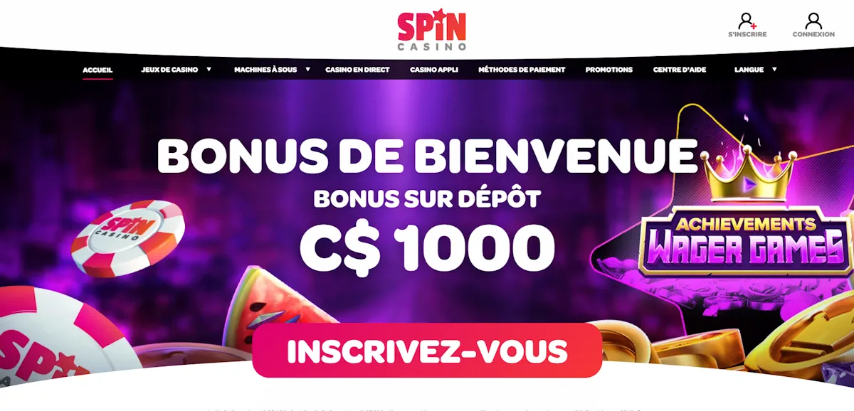 Spin Casino Screenshot