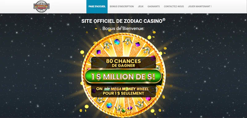 Zodiac Casino  screenshot