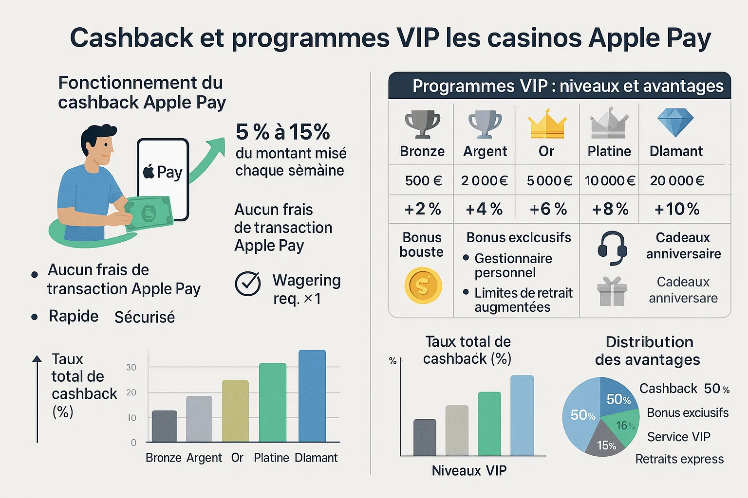 Infographie Cashback et programmes VIP